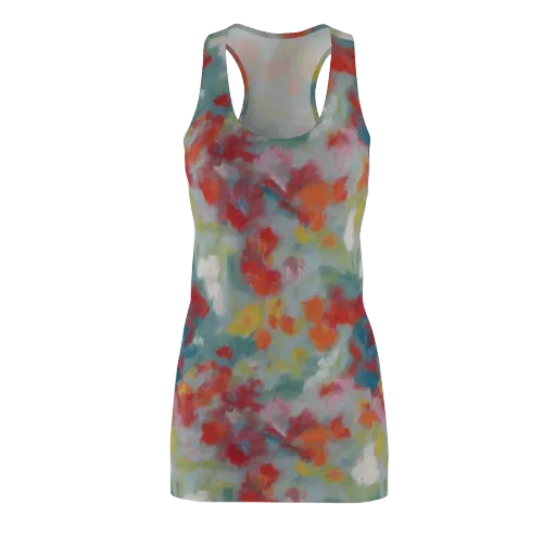 Watercolor Reverie on a Racerback Dress