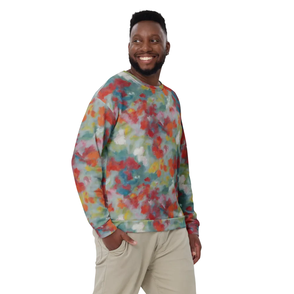 Watercolor Reverie on Sweatshirt — Front