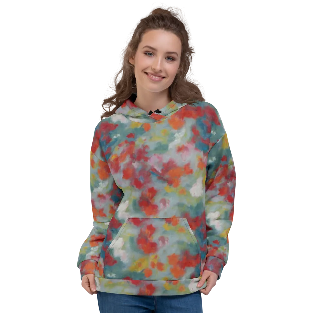 Watercolor Reverie on Hoodie — Front