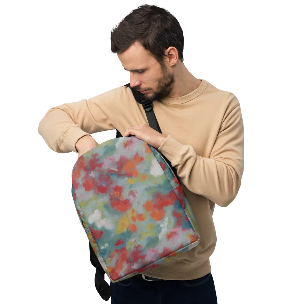Watercolor Reverie on Minimalist Backpack — Front