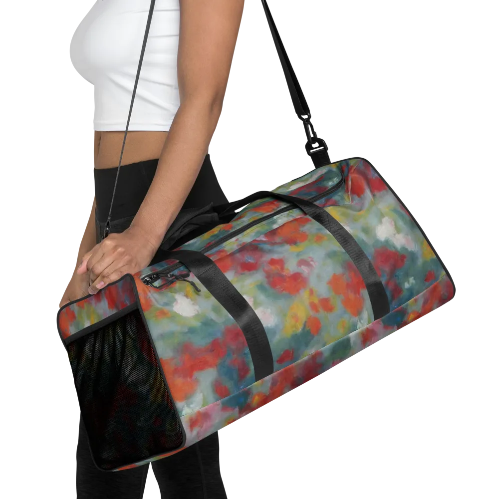 Watercolor Reverie on Duffle Bag — Front