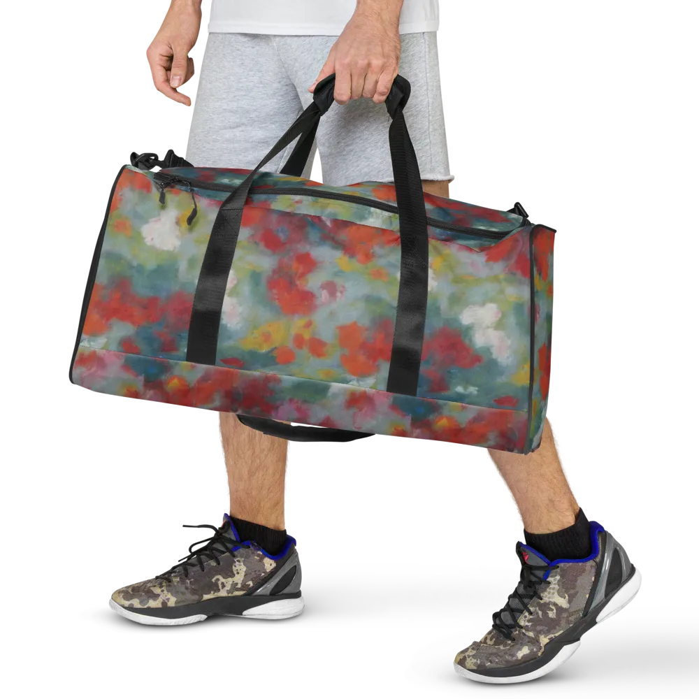 Watercolor Reverie on Duffle Bag — Front