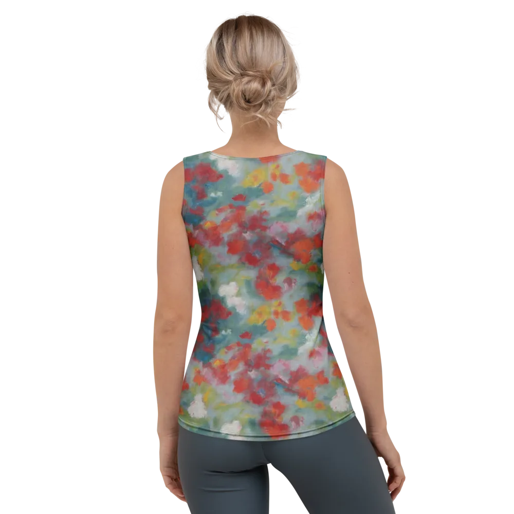 Watercolor Reverie on Women's Tank Top — Back