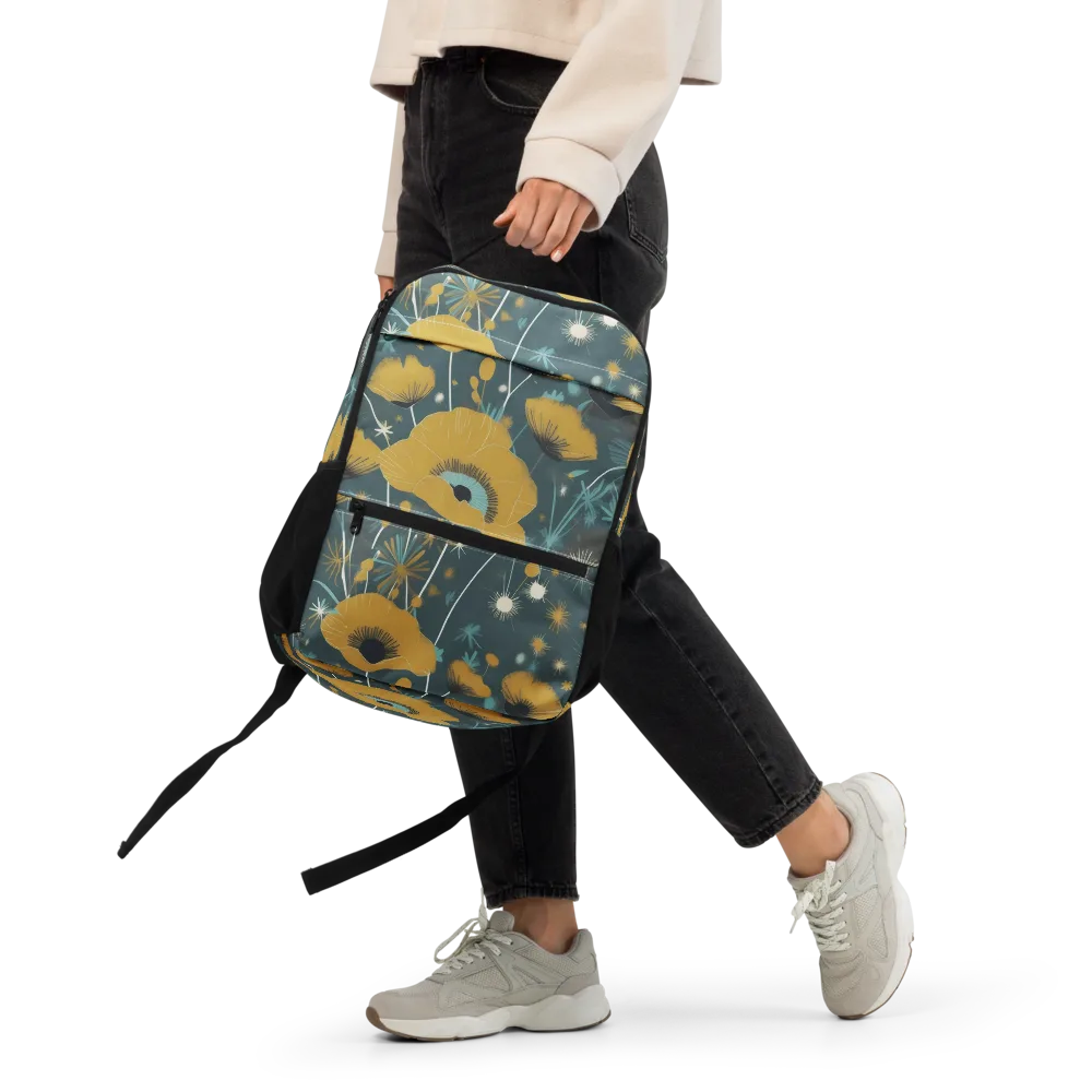 Marigold Nocturne on Utility Backpack — Front