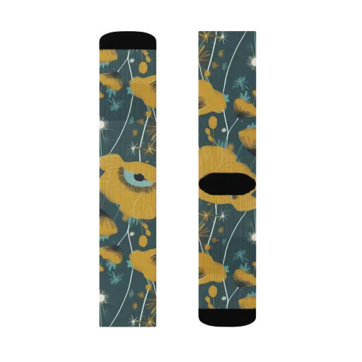 Marigold Nocturne on a Socks