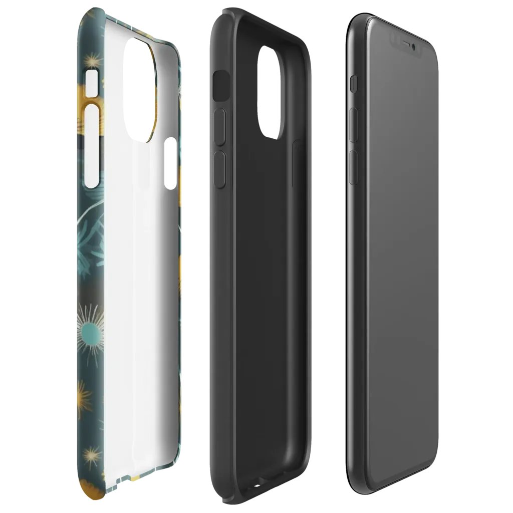 Marigold Nocturne on Tough Case for iPhone® — Right