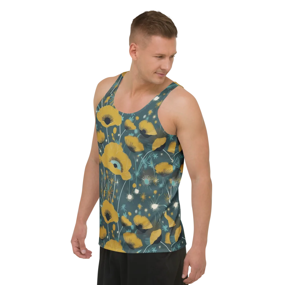 Marigold Nocturne on Men's Tank Top — Left Front