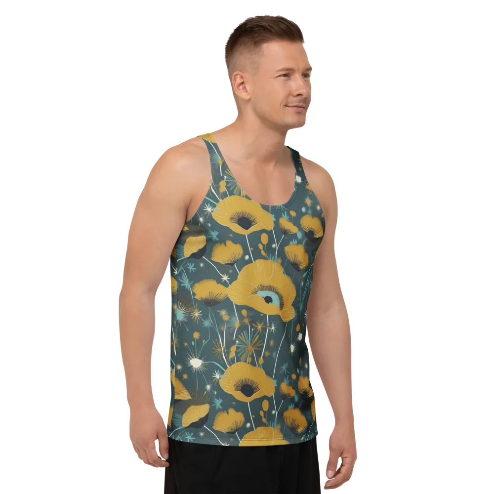 Marigold Nocturne on Men's Tank Top — Right Front
