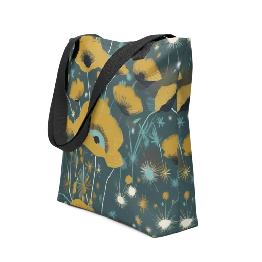 Marigold Nocturne on a Tote Bag