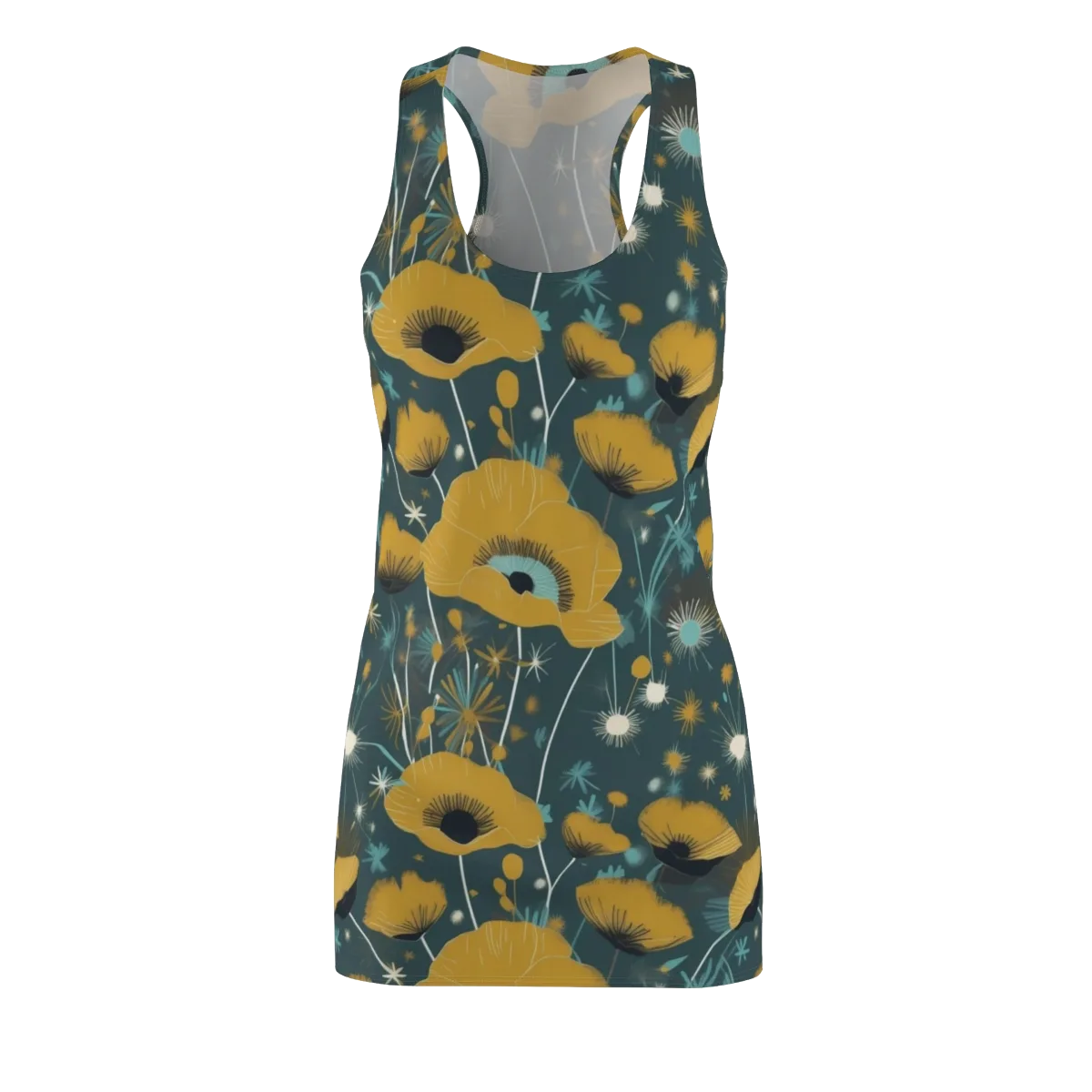 Marigold Nocturne on Racerback Dress — Front
