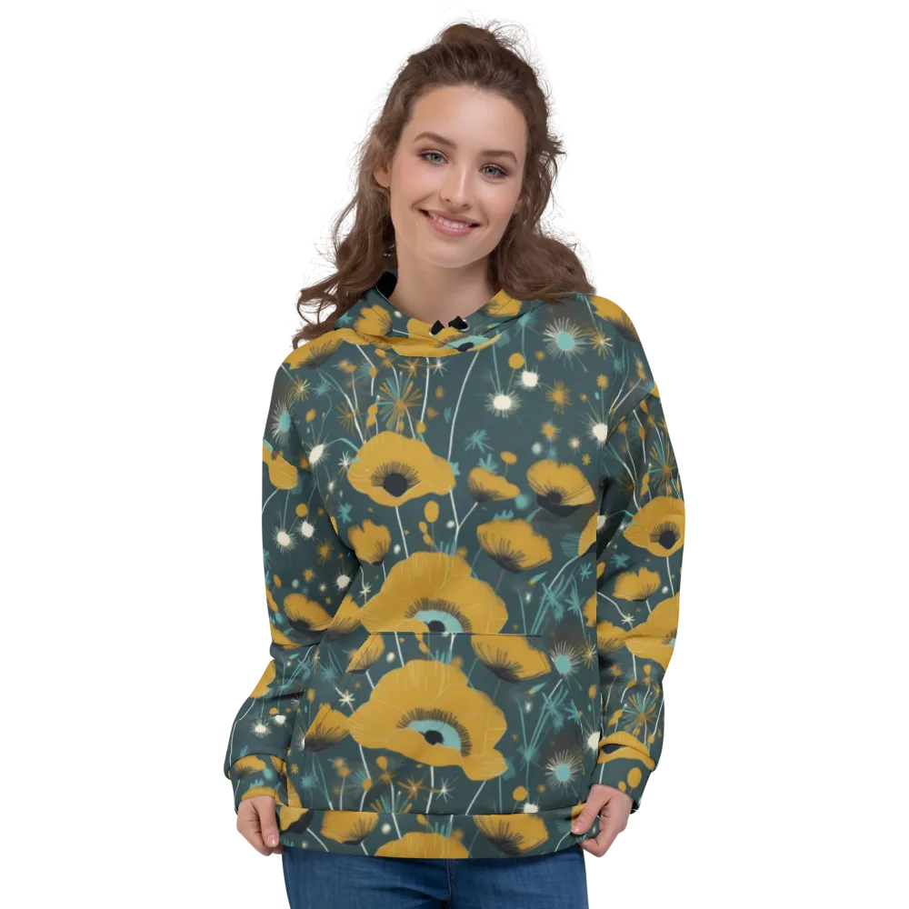 Marigold Nocturne on Hoodie — Front