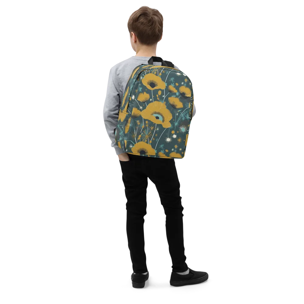 Marigold Nocturne on Minimalist Backpack — Right Front