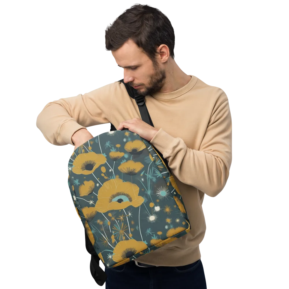 Marigold Nocturne on Minimalist Backpack — Front