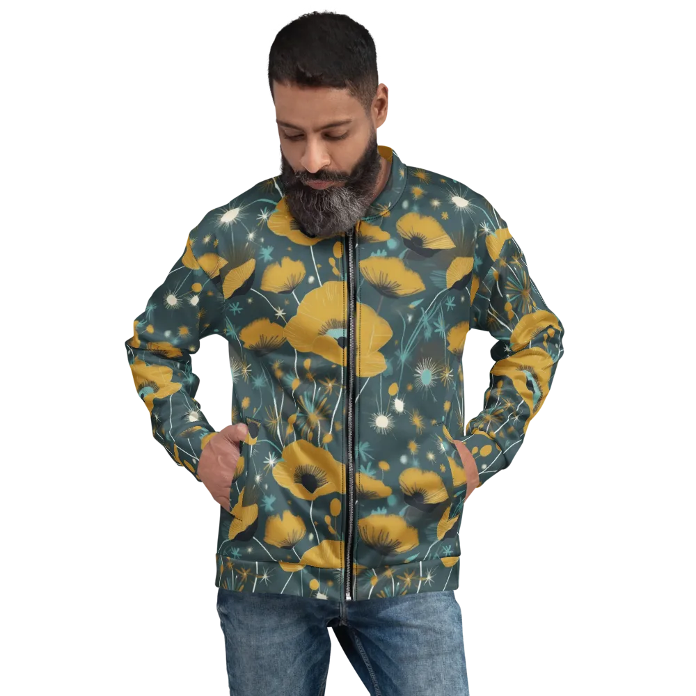Marigold Nocturne on Bomber Jacket — Front