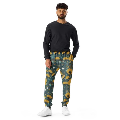 Marigold Nocturne on a Men's Joggers