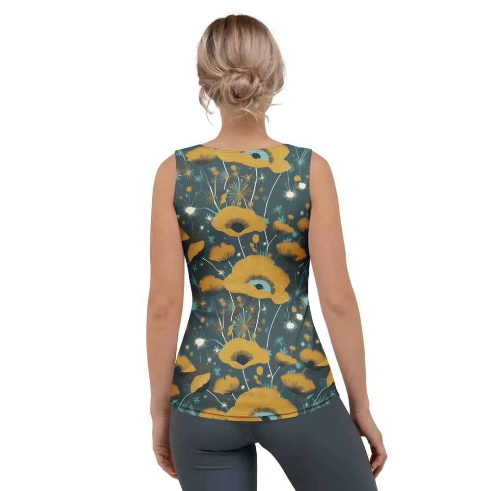 Marigold Nocturne on Women's Tank Top — Back