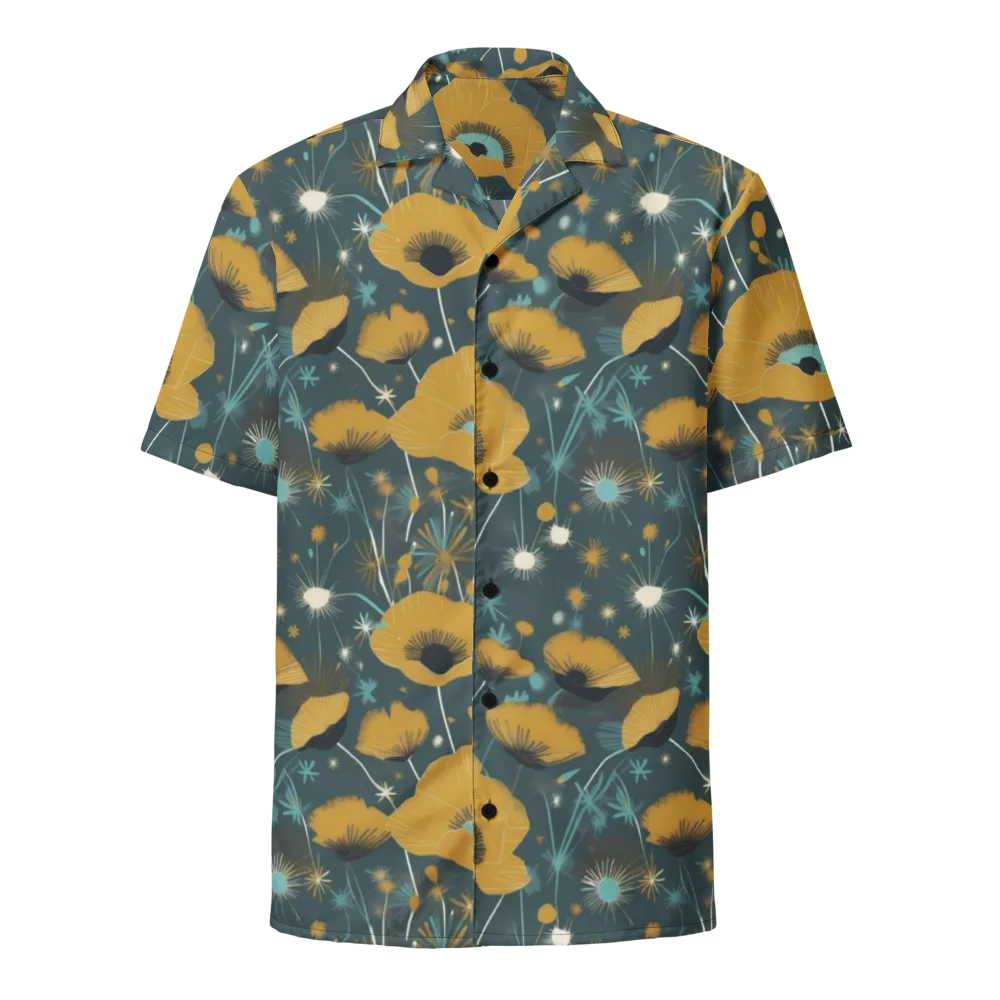 Marigold Nocturne on Button Shirt — Front