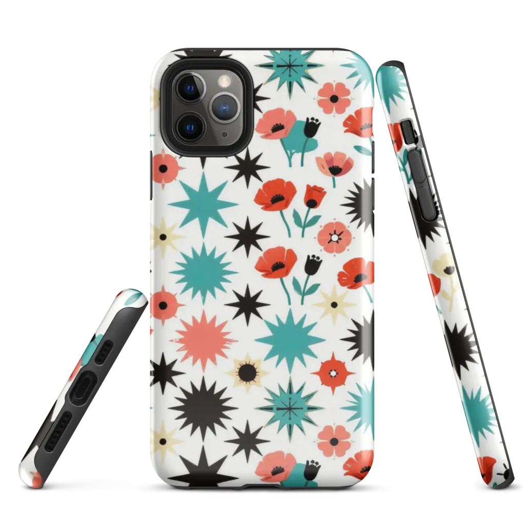 Poppy Starburst on Tough Case for iPhone® — Front