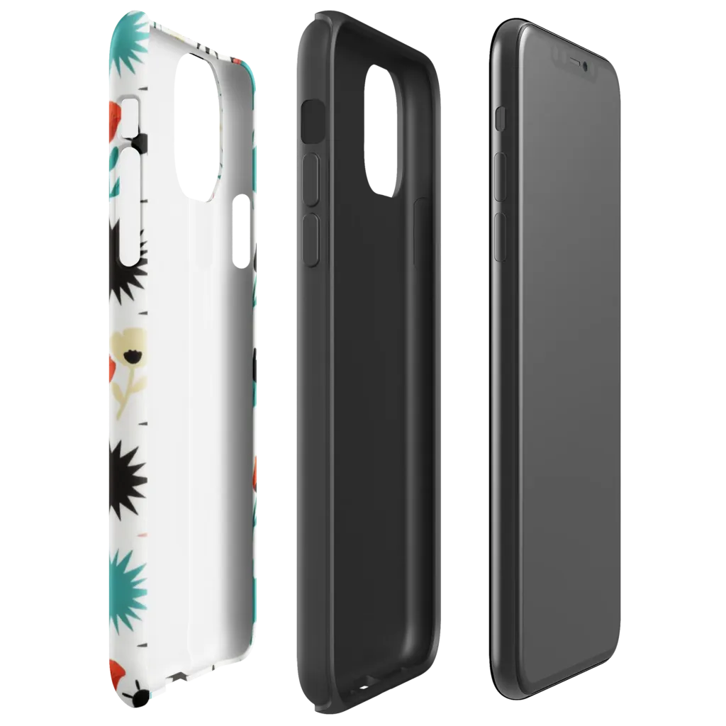 Poppy Starburst on Tough Case for iPhone® — Right