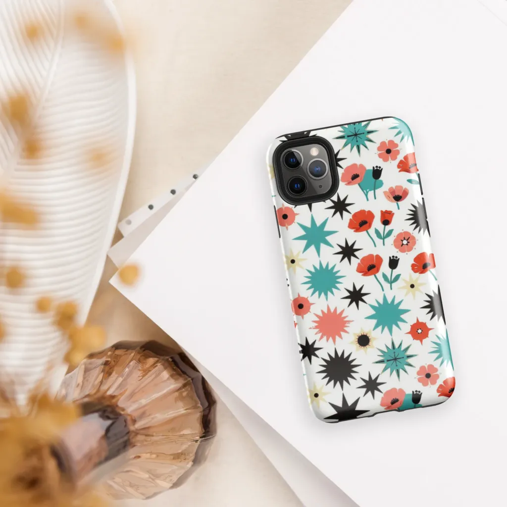 Poppy Starburst on Tough Case for iPhone® — Front