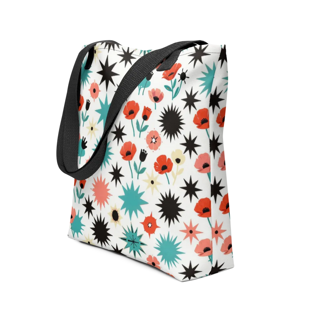 Poppy Starburst on Tote Bag — Front
