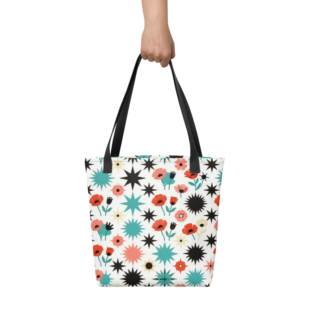 Poppy Starburst on Tote Bag — Front