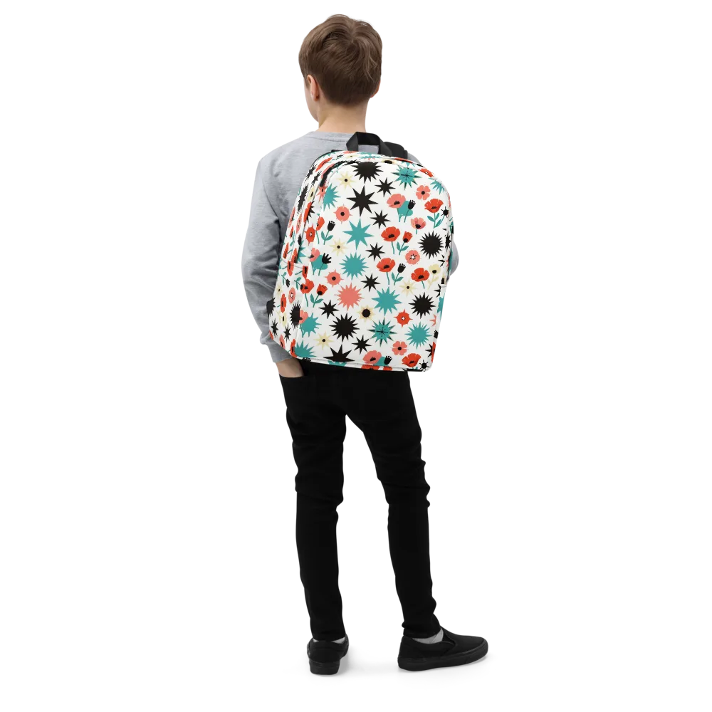 Poppy Starburst on Minimalist Backpack — Right Front