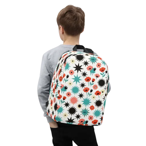 Poppy Starburst on a Minimalist Backpack