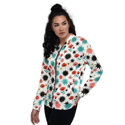 Poppy Starburst on a Bomber Jacket