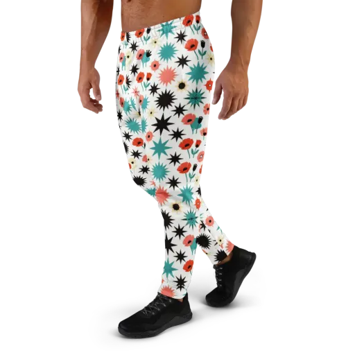 Poppy Starburst on a Men's Joggers