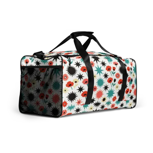 Poppy Starburst on a Duffle Bag