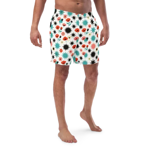 Poppy Starburst on a Swim Trunks