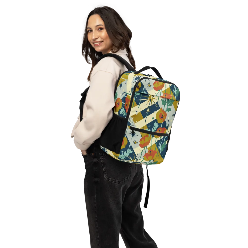 Marigold Signal on Utility Backpack — Back