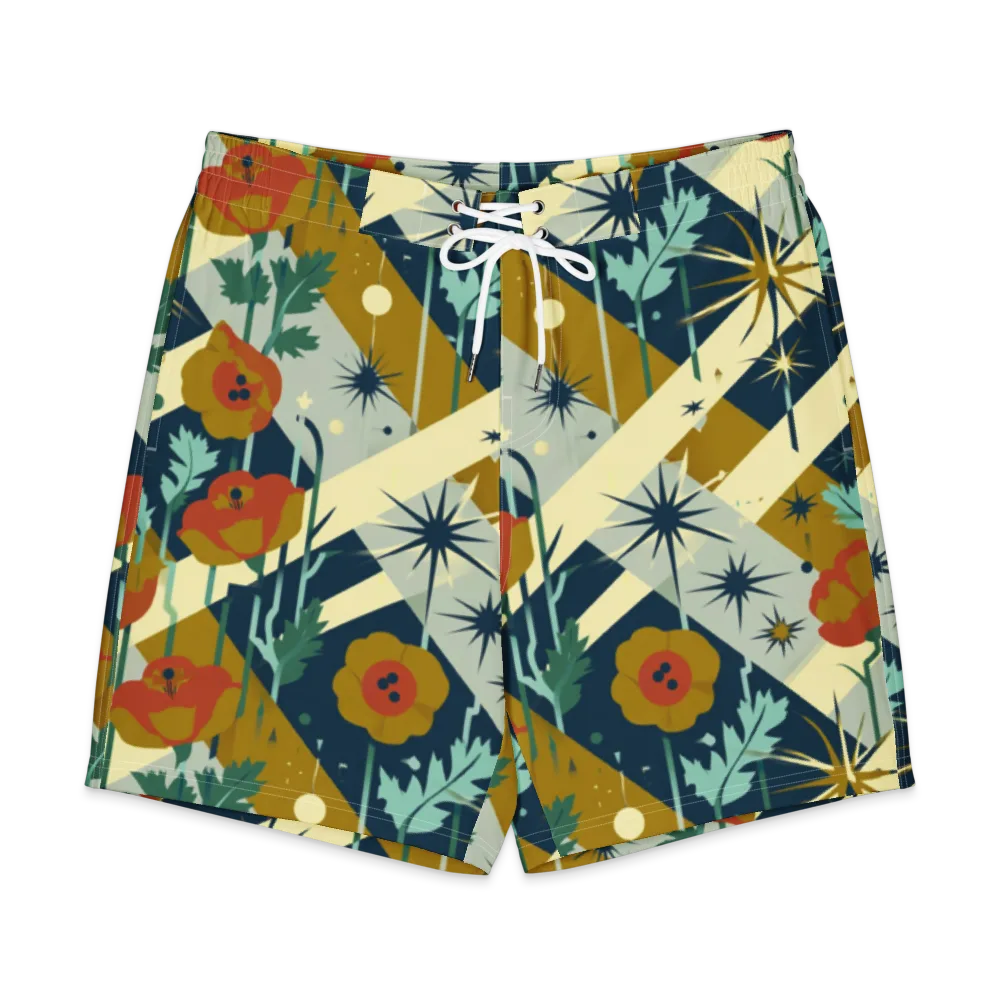 Marigold Signal on Men's Board Shorts — Front