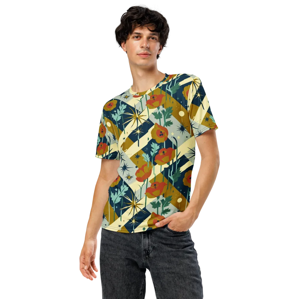 Marigold Signal on Men's Crew Neck T-Shirt — Front