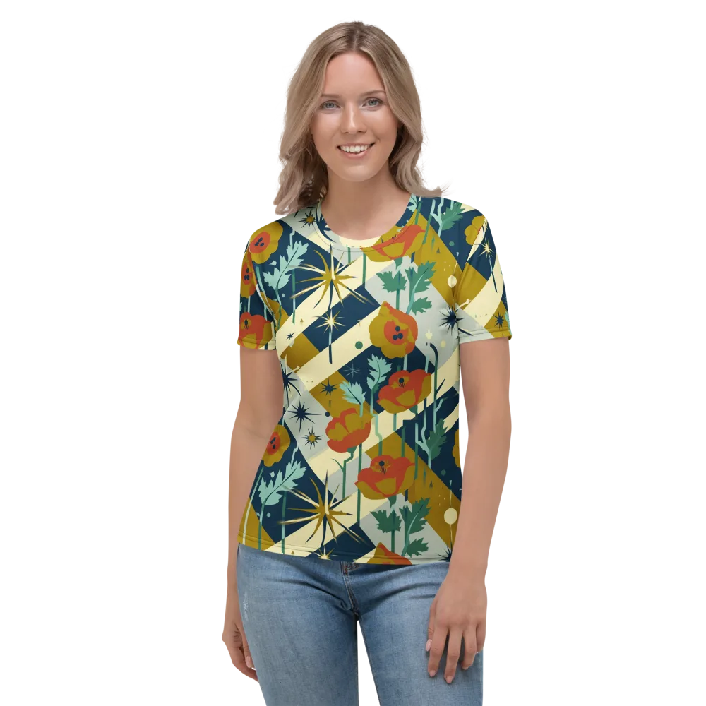 Marigold Signal on Women's Crew Neck T-Shirt — Front
