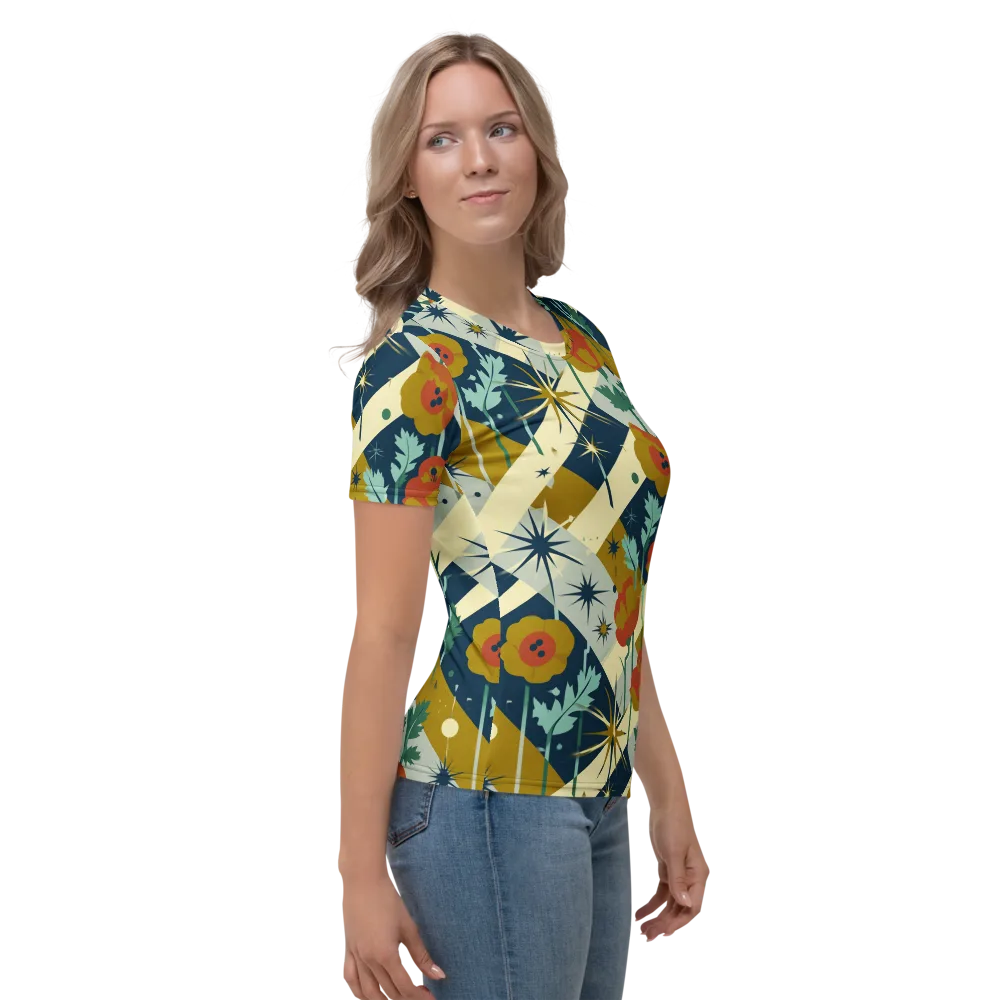 Marigold Signal on Women's Crew Neck T-Shirt — Right