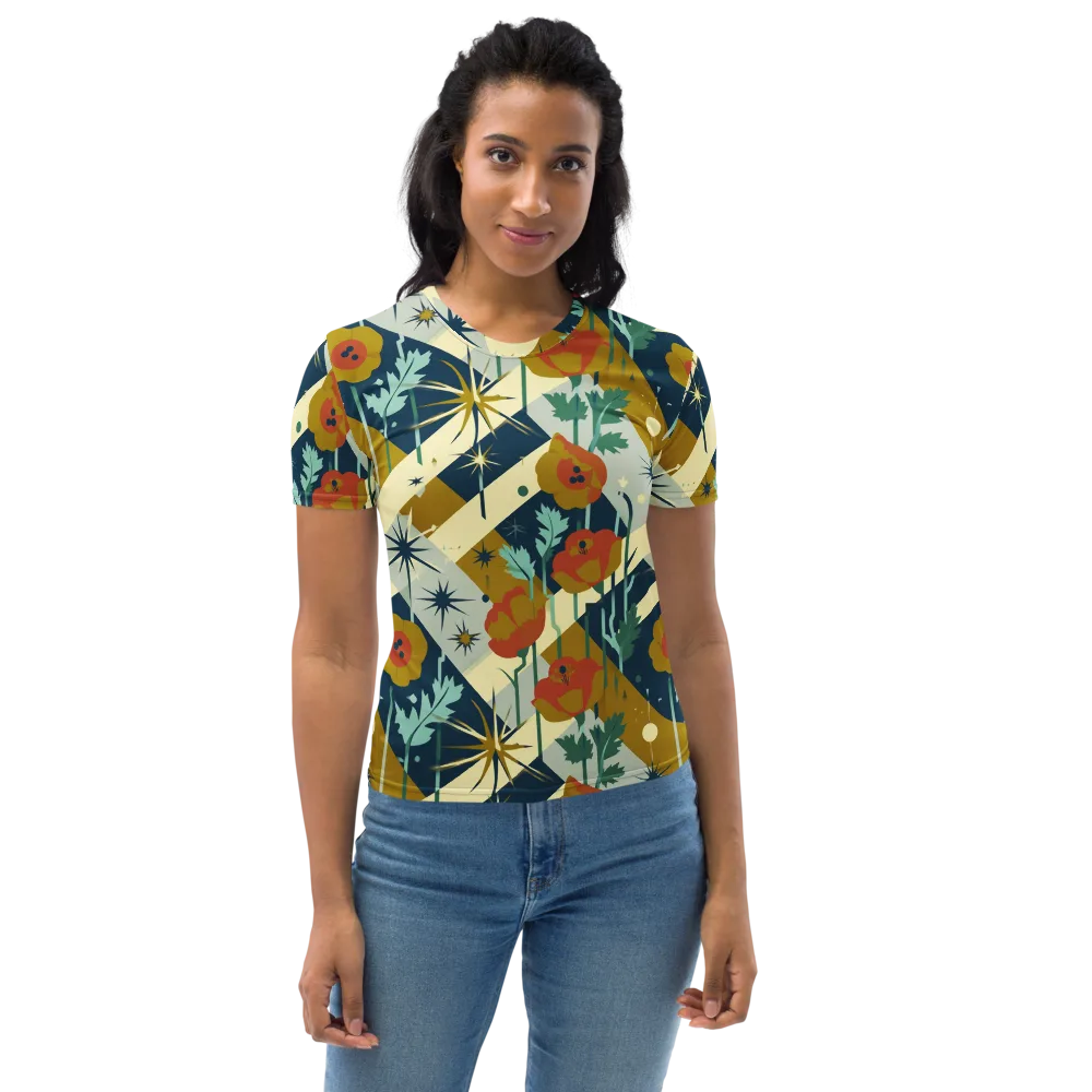 Marigold Signal on Women's Crew Neck T-Shirt — Front