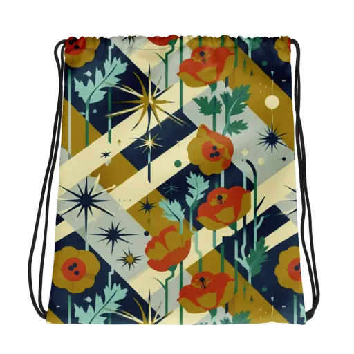 Marigold Signal on a Drawstring Bag