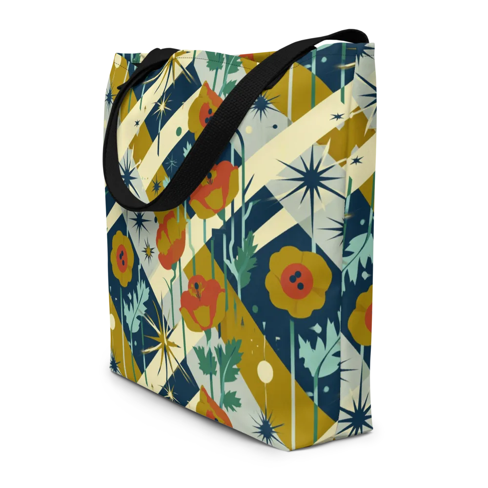 Marigold Signal on Large Tote Bag W/ Pocket — Front