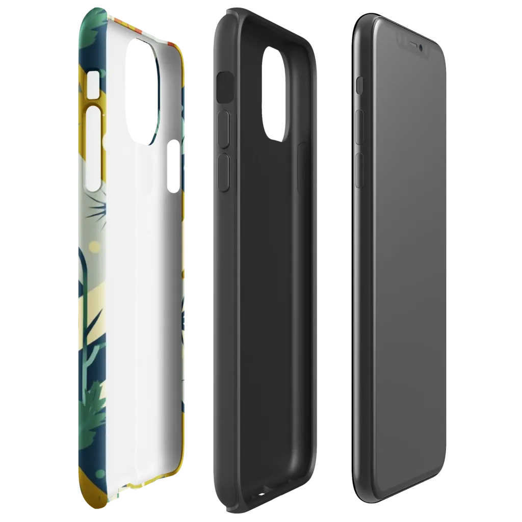 Marigold Signal on Tough Case for iPhone® — Right