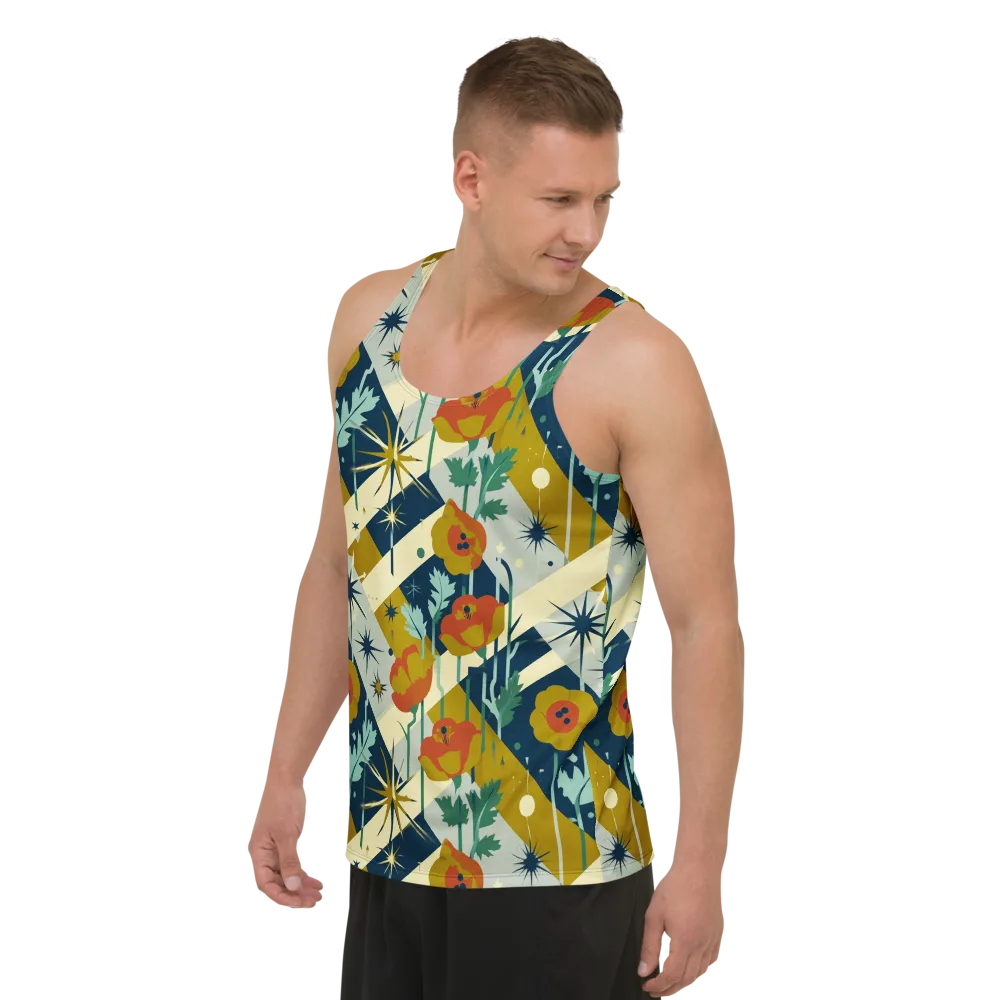 Marigold Signal on Men's Tank Top — Left Front