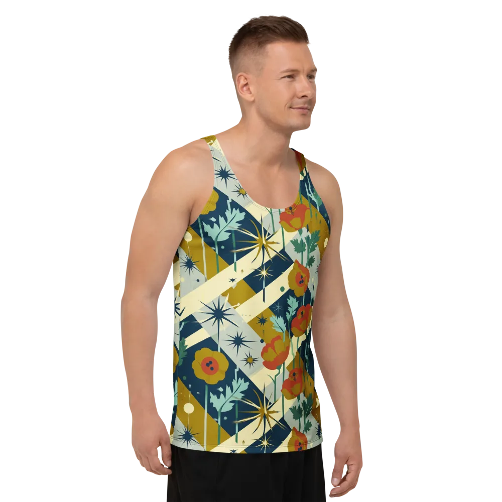 Marigold Signal on Men's Tank Top — Right Front