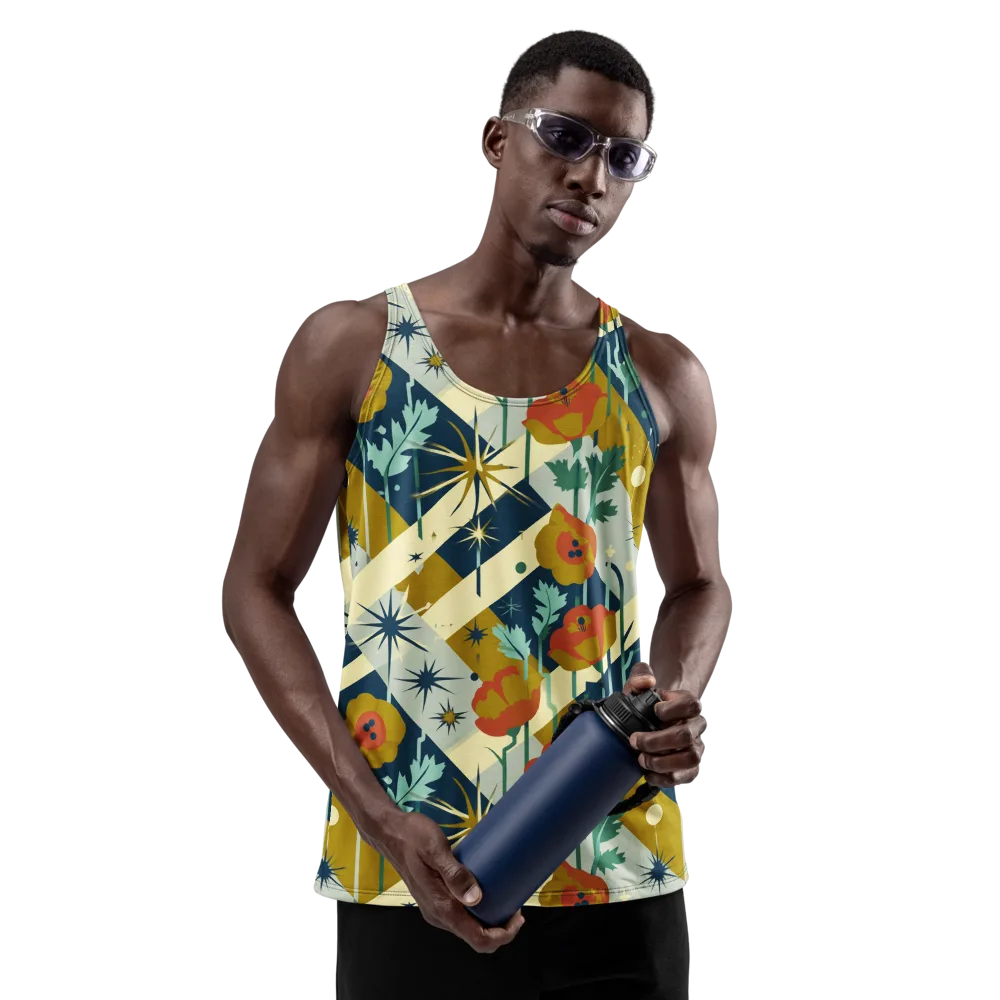 Marigold Signal on Men's Tank Top — Front