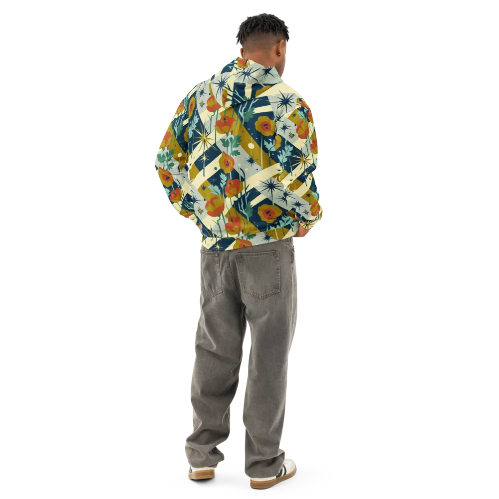 Marigold Signal on Cotton Hoodie — Back