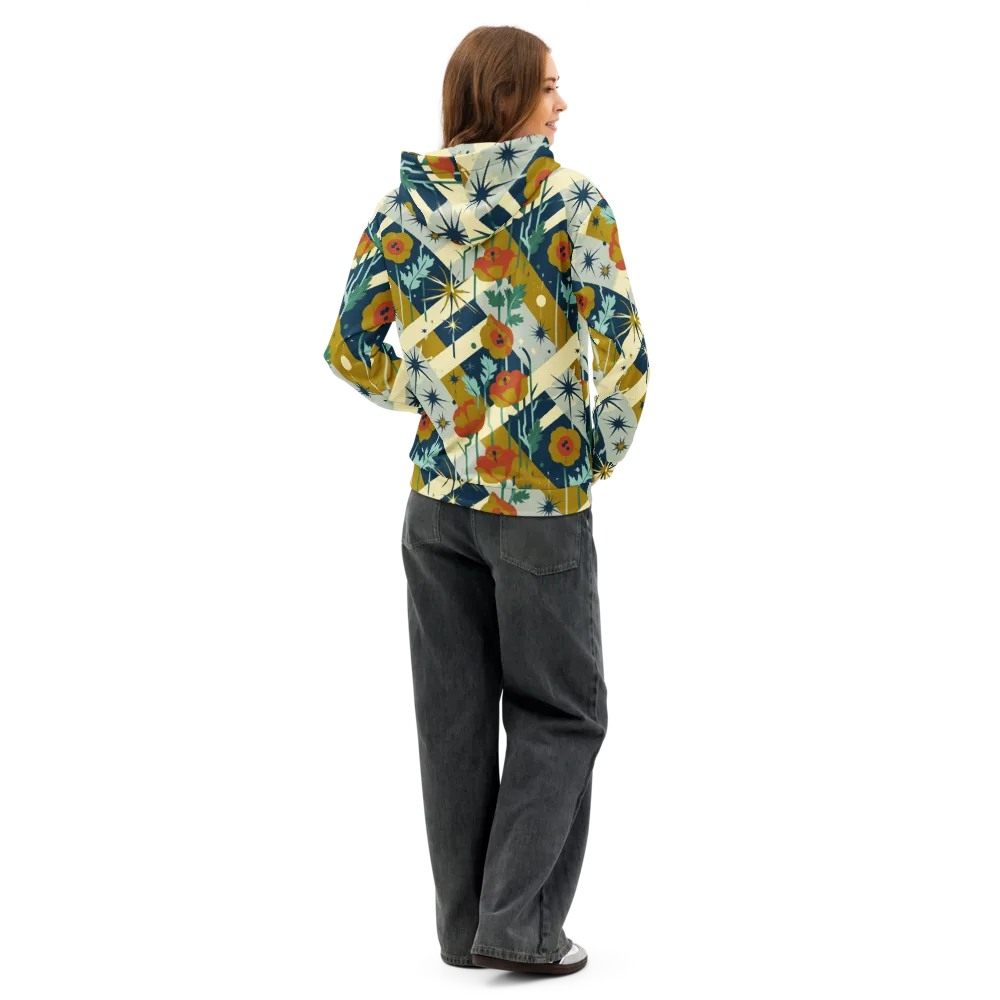Marigold Signal on Cotton Hoodie — Back