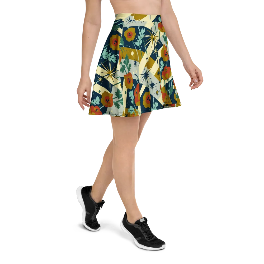 Marigold Signal on Skater Skirt — Right