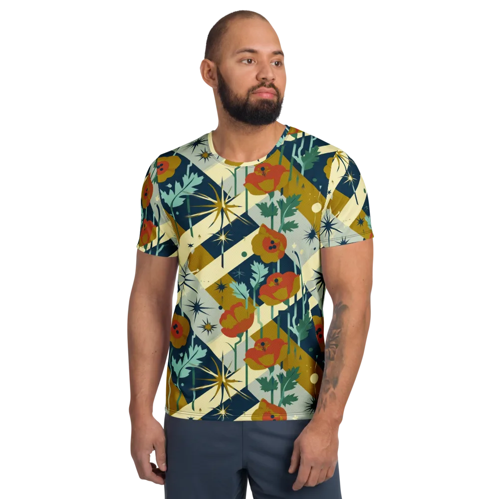 Marigold Signal on Men's Athletic T-Shirt — Front