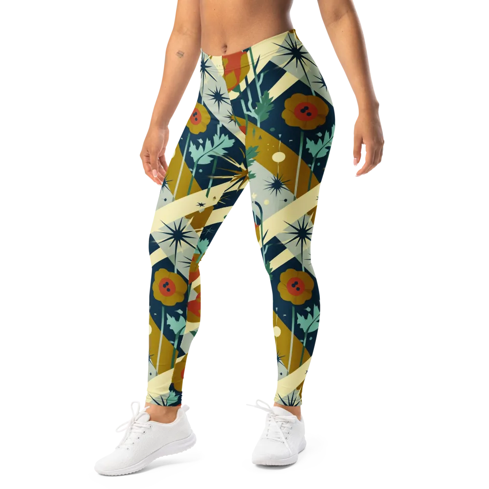 Marigold Signal on Leggings — Left Front