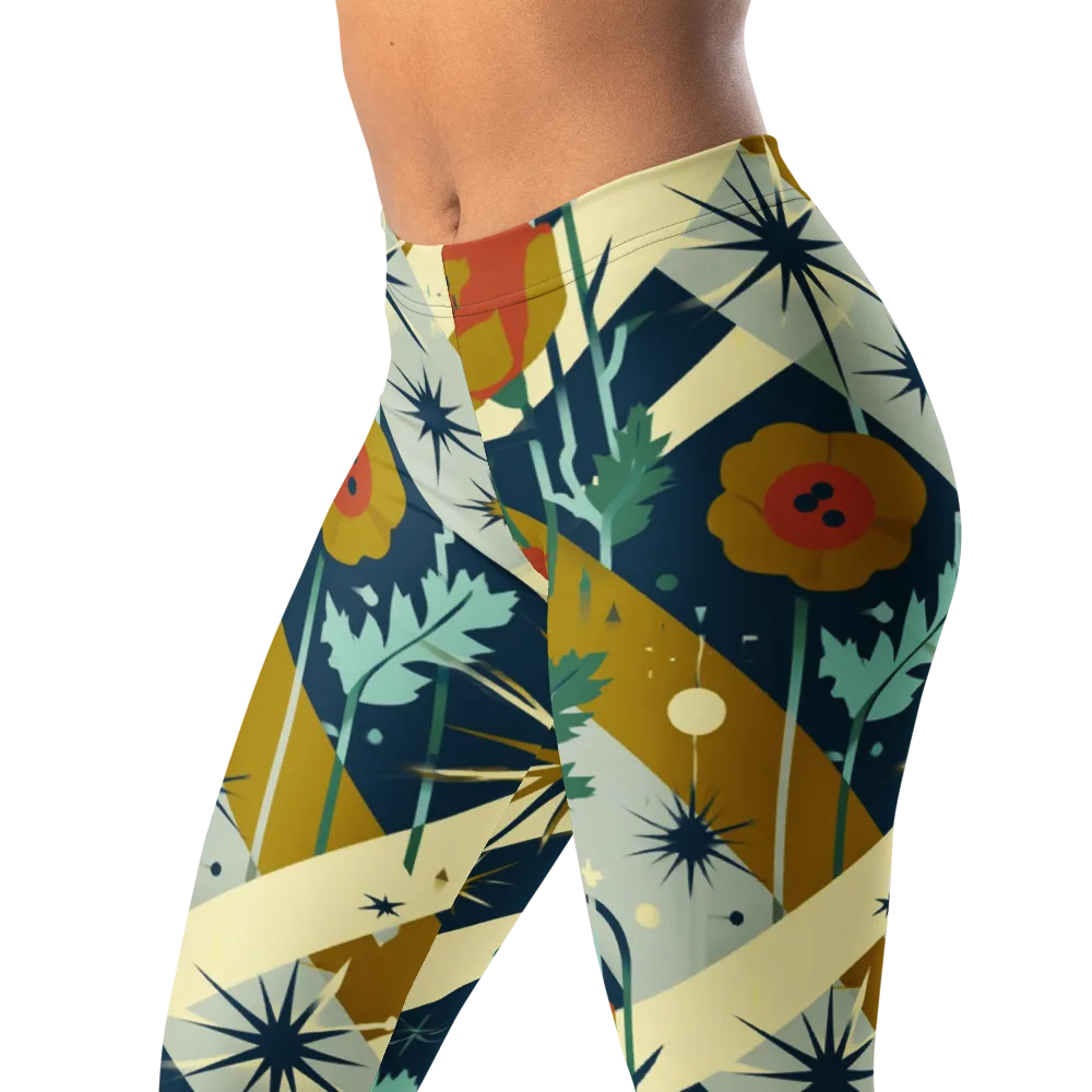 Marigold Signal on Leggings — Left Front